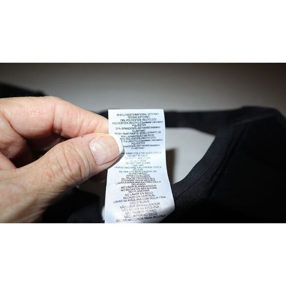 adidas FJ7172 Women's Sz 34A Black Front Zip Stronger For It Shaped Bra $90 - Picture 5 of 7